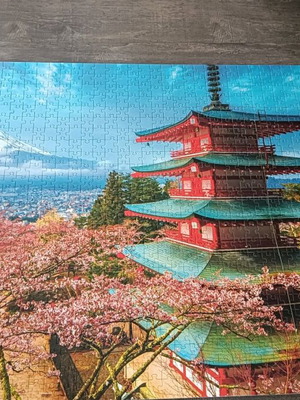 Trefl puzzle 1000 pieces Mount Fuji like new