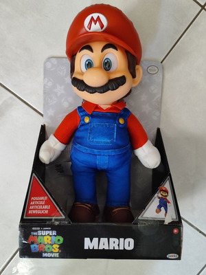 The Super Mario Bros Movie Mario posable doll figure 35cm