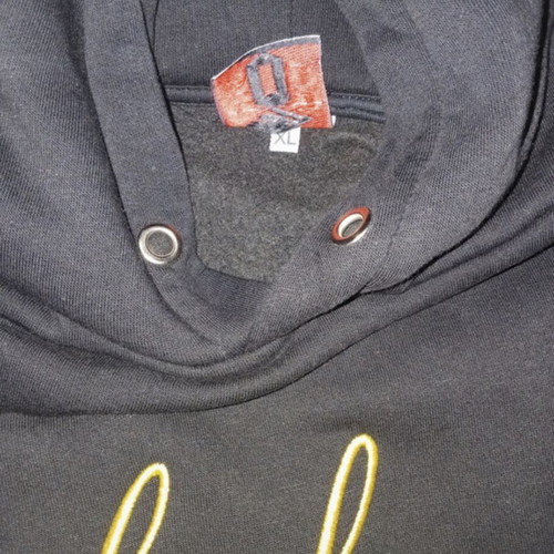 Lobo Merchcode Hoodie XL Like New Black with Gold Embroidery