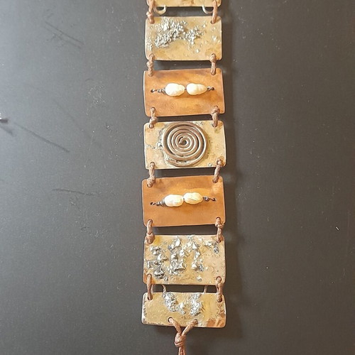 Copper silver handmade bracelet new