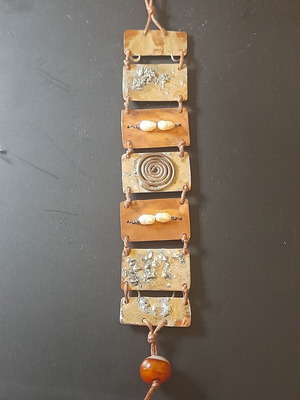 Copper silver handmade bracelet new
