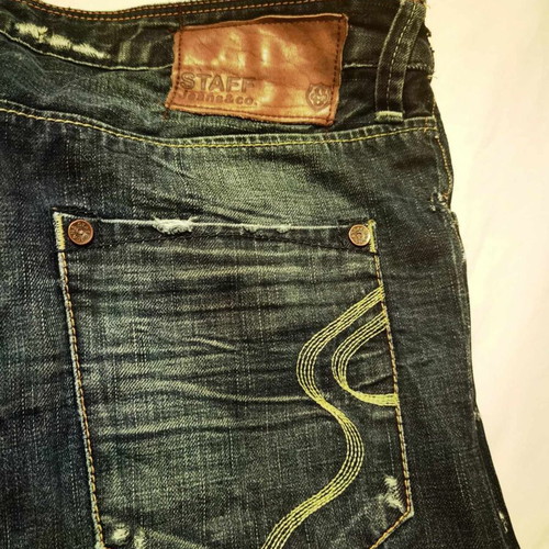 Staff men's jeans like new, size L, blue