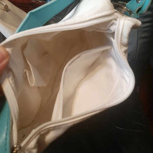 Shoulder bag like new with 3 looks, multicolor
