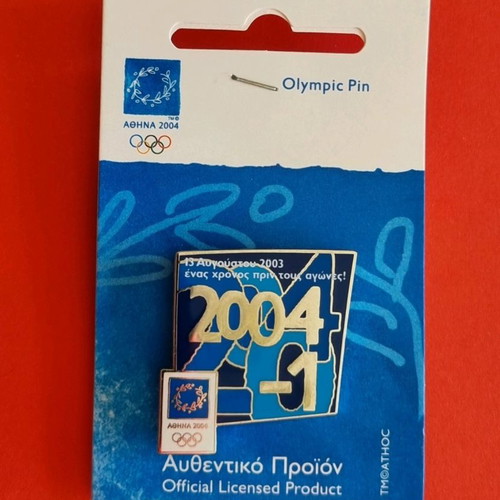 Athens 2004 Olympic pins new, set of 10 pieces