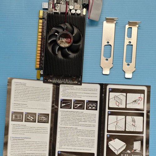 GeForce 210 1GB DDR3 HDMI DVI VGA Low Profile Graphics Card new
