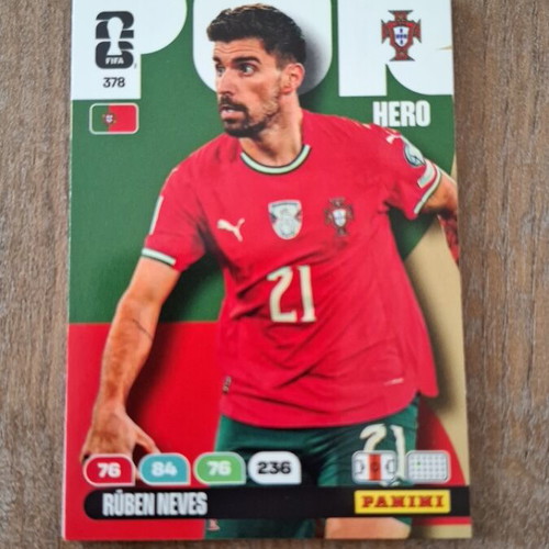 Panini Adrenalyn XL World Cup 2026 Ruben Neves new card