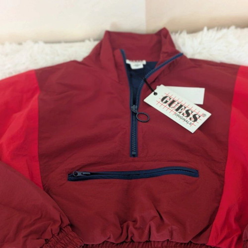 Guess Originals Ski Team Windbreaker XS new, red