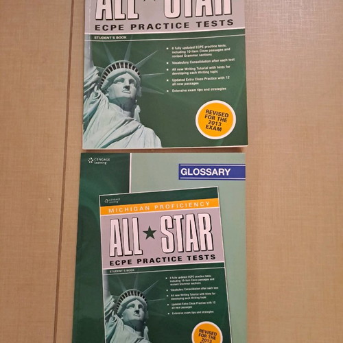 English learning books used for Michigan Proficiency exam