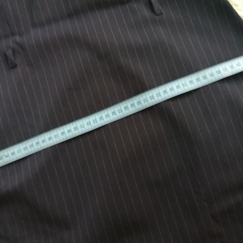 Sleeveless Dress L New Black with Subtle Stripe