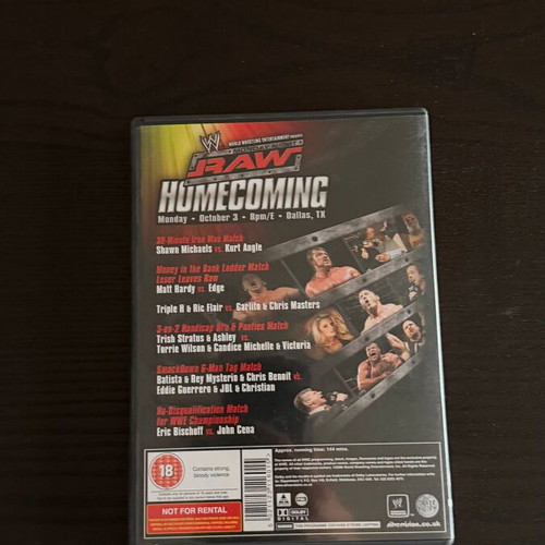 WWE Raw Homecoming and Armageddon 2004 DVD set like new