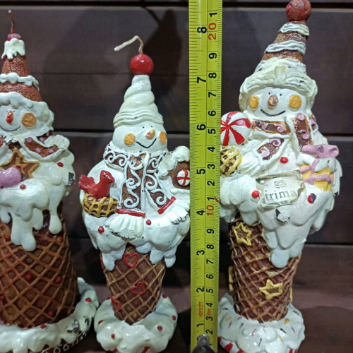 Vintage Trimar Christmas candles new set of 4 pieces