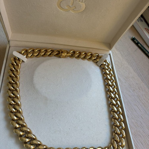 Gold chain 18 carat plated, new, 360 grams