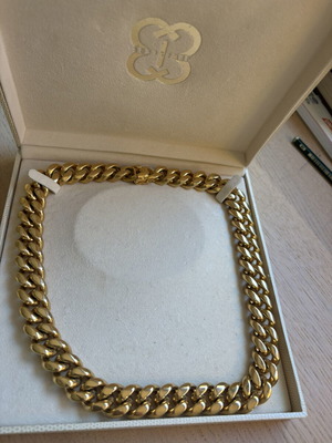 Gold chain 18 carat plated, new, 360 grams