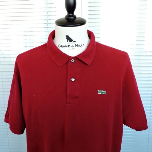 Lacoste Devanlay men's burgundy polo shirt XL F5191