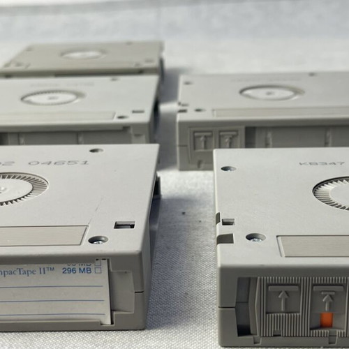 Compaq Digital CompactTape II DLT backup cartridges used, set of 7