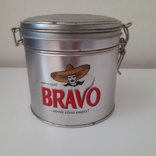Bravo Coffee Tin New