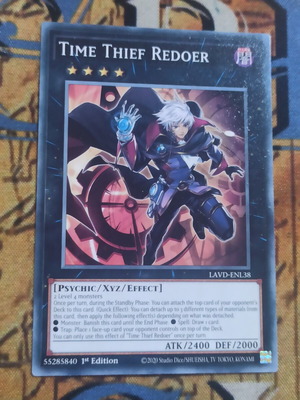 Time Thief Redoer XYZ κάρτα Yugioh