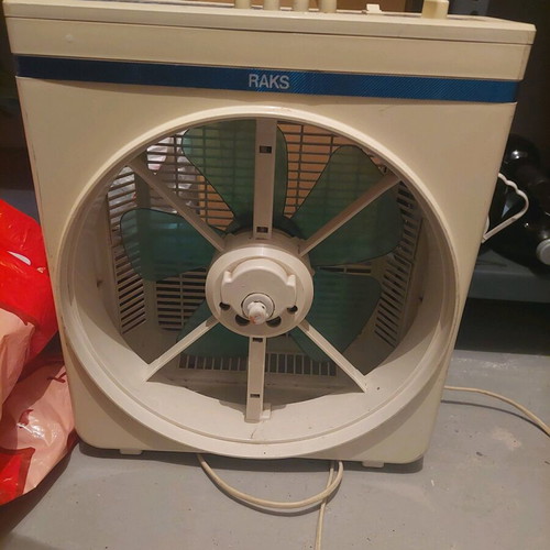 Raks fan used with missing front cover