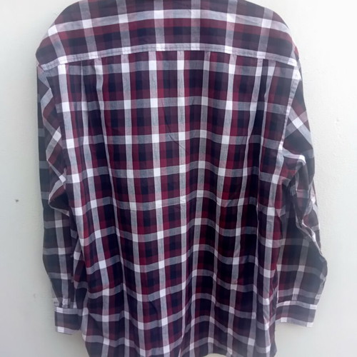 Pre End checked shirt XXL like new, black and red