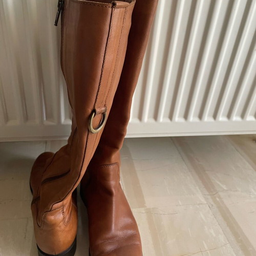 Progetto leather boots tan size 37 like new