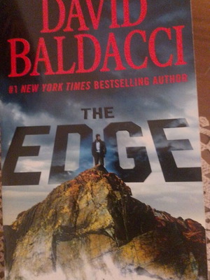 The Edge book used, David Baldacci thriller in English