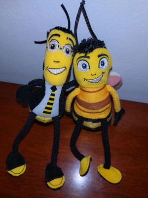 Συλλεκτικές φιγούρες Bee Movie, σαν καινούργιες, σετ 2 τεμαχίων