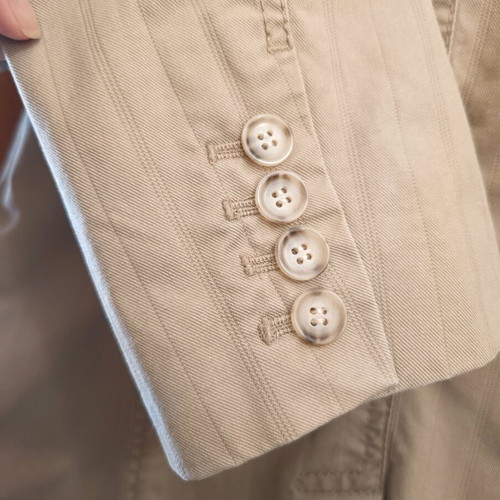 Esprit beige blazer used, tailored fit, size M