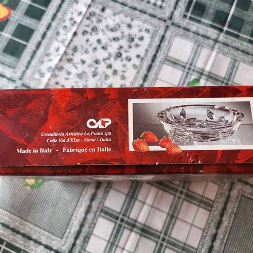 Crystal bowl new with tags, 24% lead crystal
