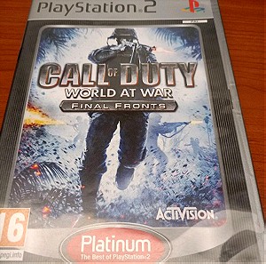 Call Of Duty World At War Final Fronts ( ps2 )