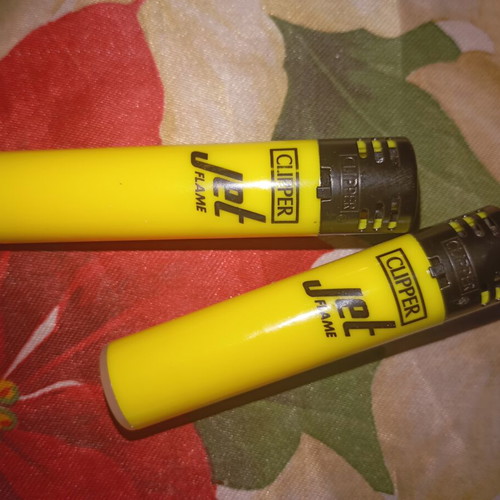 Clipper Jet Flame lighters new, pack of two, refillable, windproof