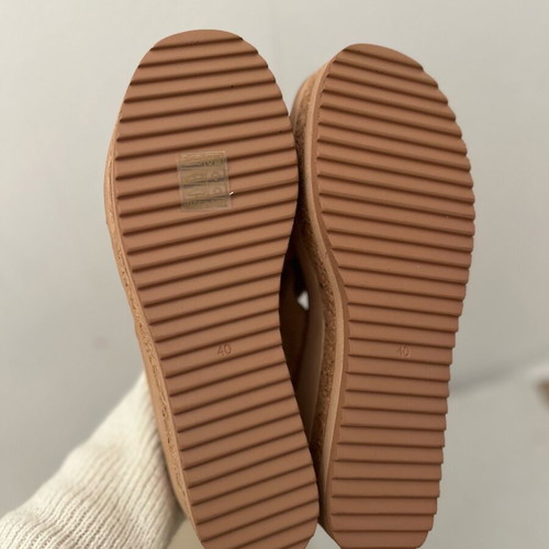 Alta Moda platform sandals brown and beige, new, size 40