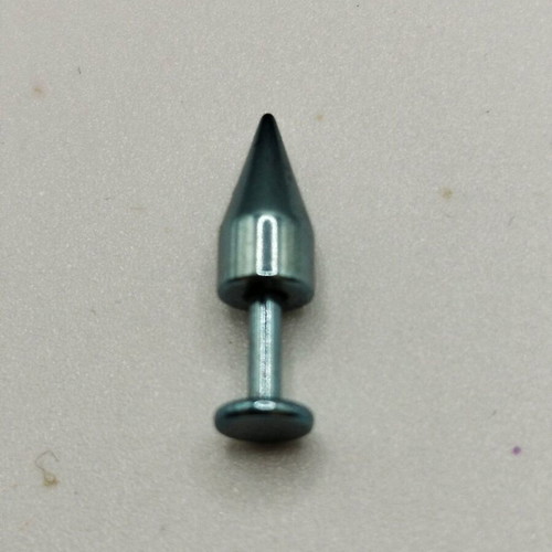Navel earrings new, steel, deep green sphere shape