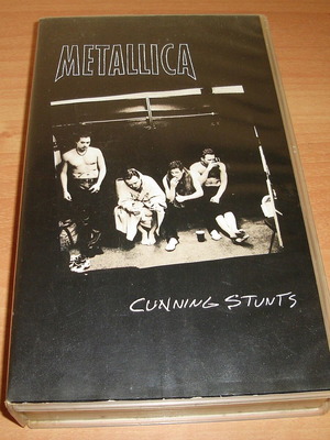 Metallica Cunning Stunts VHS used, metal