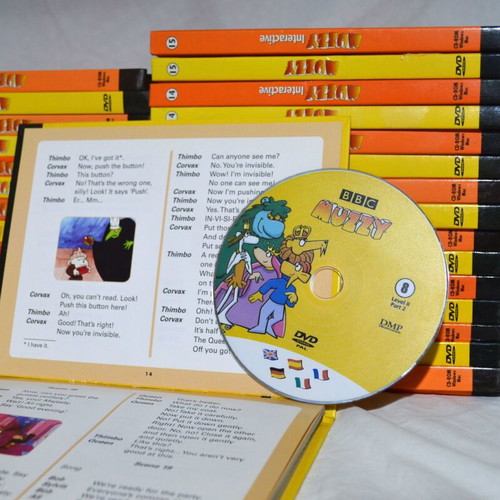 Muzzy in Gondoland Language Learning Set new, complete series with CDs and DVDs