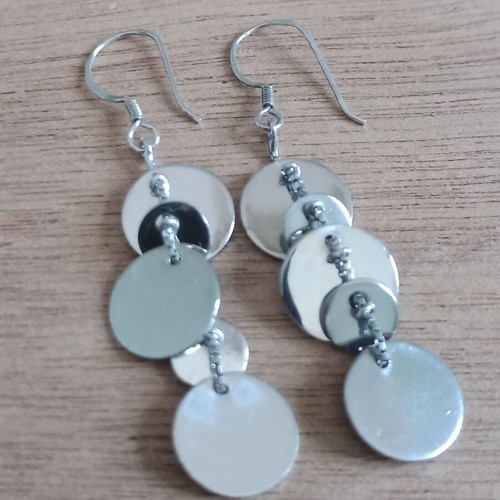 Silver 925 plated earrings new