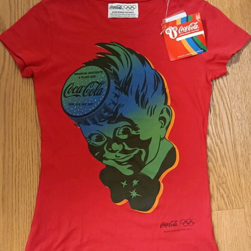 Coca Cola T-shirt new, London 2012 Olympic Games collectible