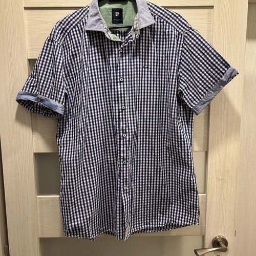 Pierre Cardin Heritage men's short sleeve shirt, size L