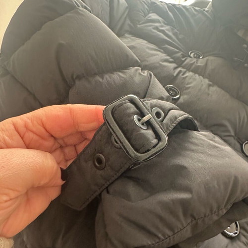 Burberry μπουφάν puffer μεσαίου μήκους σαν καινούργιο, μαύρο
