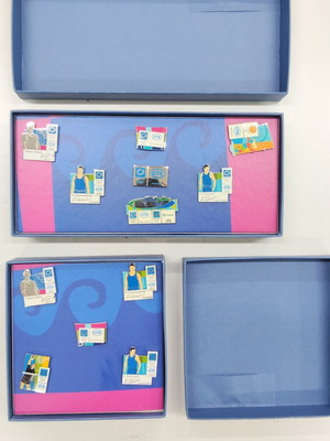 Collectible Athens 2004 Olympic Games Pin Sets new, 13 pins