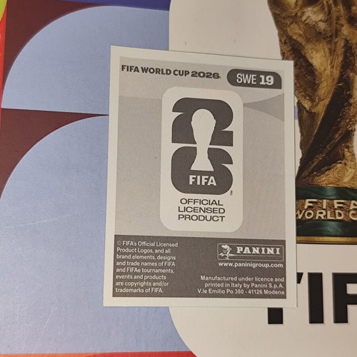 Alexander Isak World Cup 2026 Panini Sticker like new