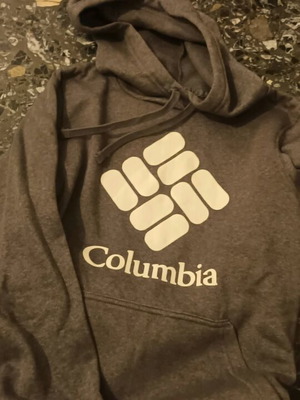 Columbia hoodie gray like new with hood