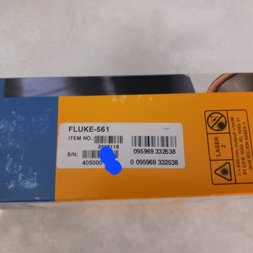 Fluke-561 infrared thermometer and probe new with K-Type probe