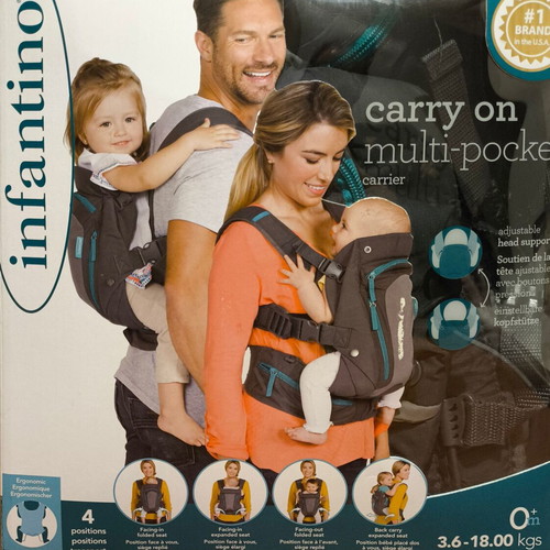Infantino Carry On Multi-Pocket Baby Carrier like new up to 18kg