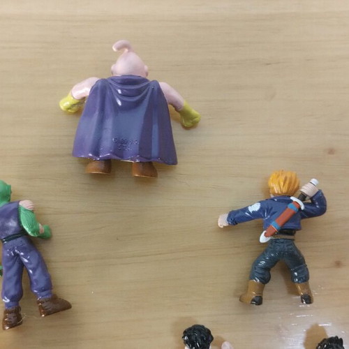 Dragonball Z Bandai 1989 figures used, set of 10, PVC