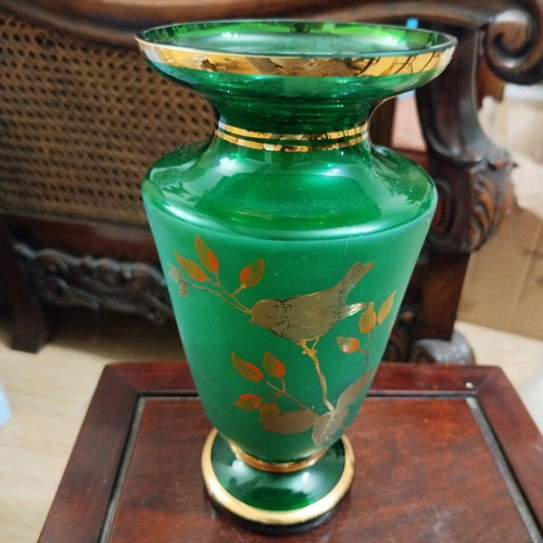 Glass vase like new, height 25cm