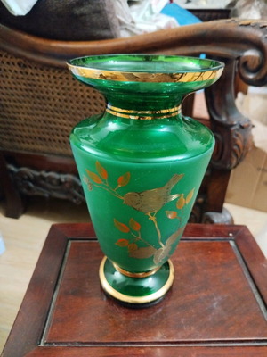 Glass vase like new, height 25cm