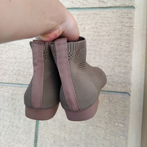 Ankle boots size 41 like new, beige and brown