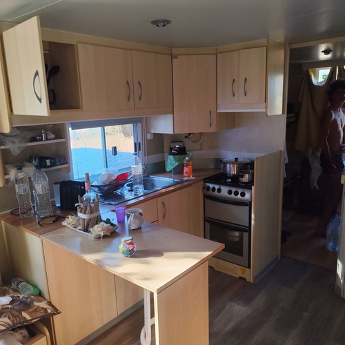 Mobile home 29 sqm with 2 bedrooms and equipped kitchen