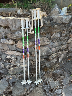 Scott children's ski poles used, 0.90 and 1.05 m