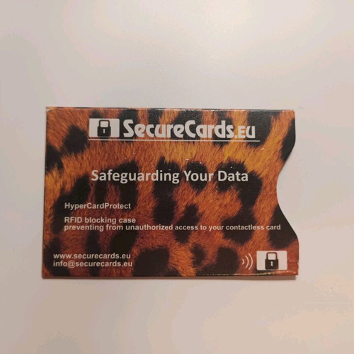 Card holder with RFID protection like new